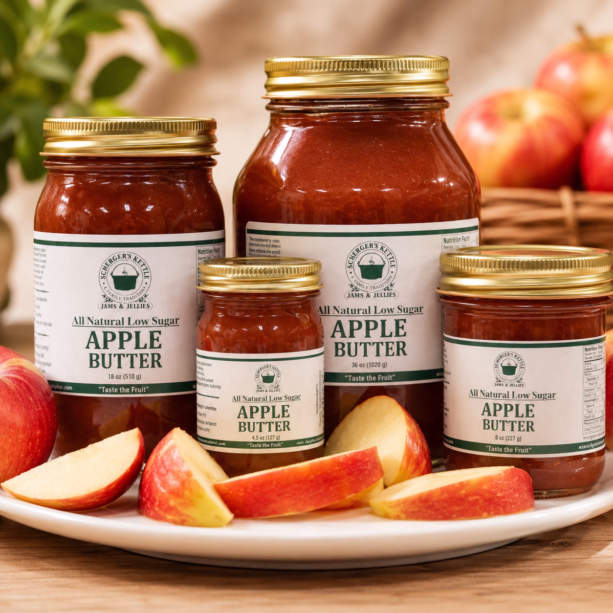 All Natural Low Sugar Apple Butter