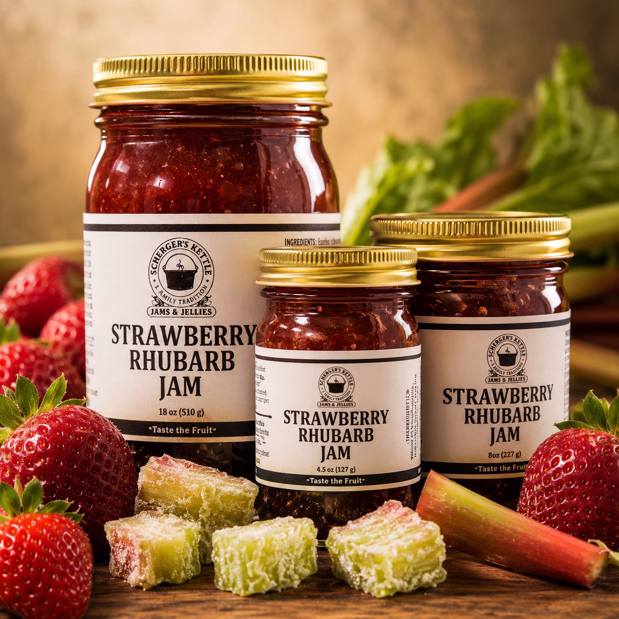 Strawberry Rhubarb Jam