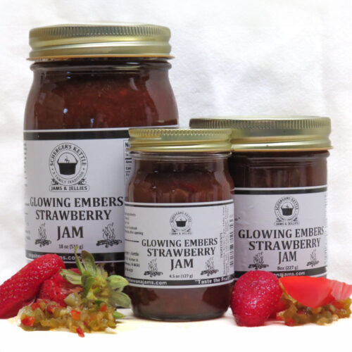 Glowing Embers Strawberry Jam from Scherger's Kettle Jams & Jellies