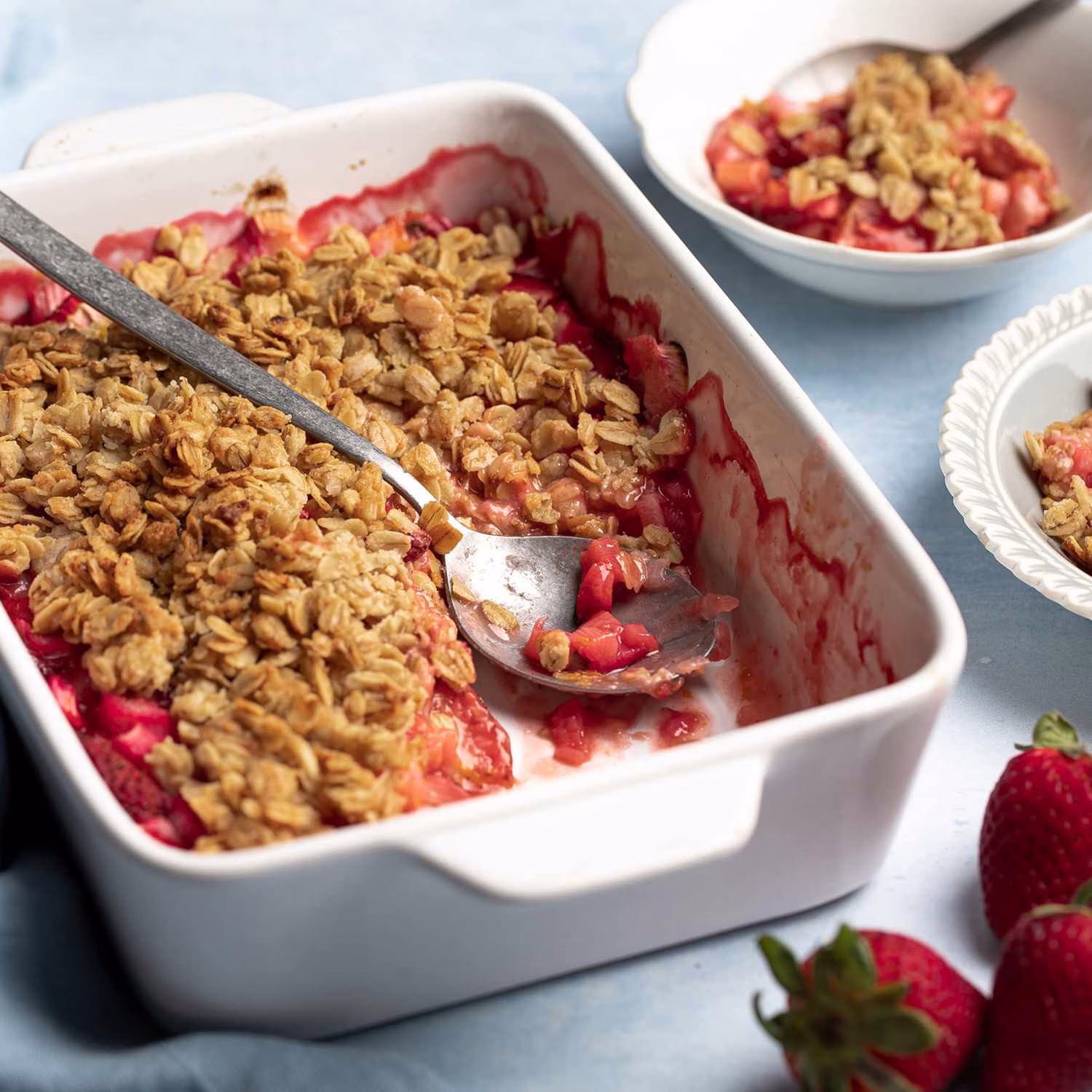 All Natural Low Sugar Strawberry Rhubarb Jam - Image 2