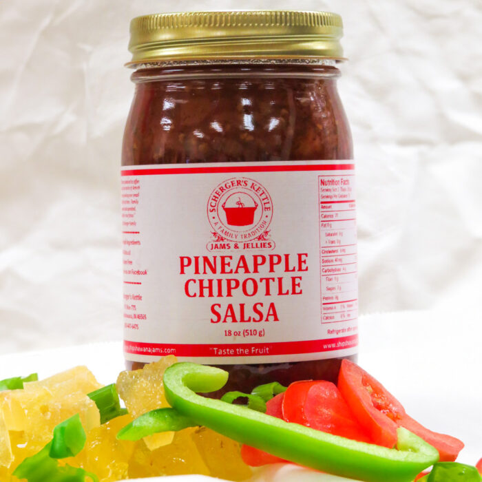 Pineapple Chipotle Salsa from Scherger's Kettle Jams & Jellies